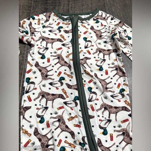 Bamboo Duck Hunt Print Zippy Sleeper 3-6m - Picture 2 of 3